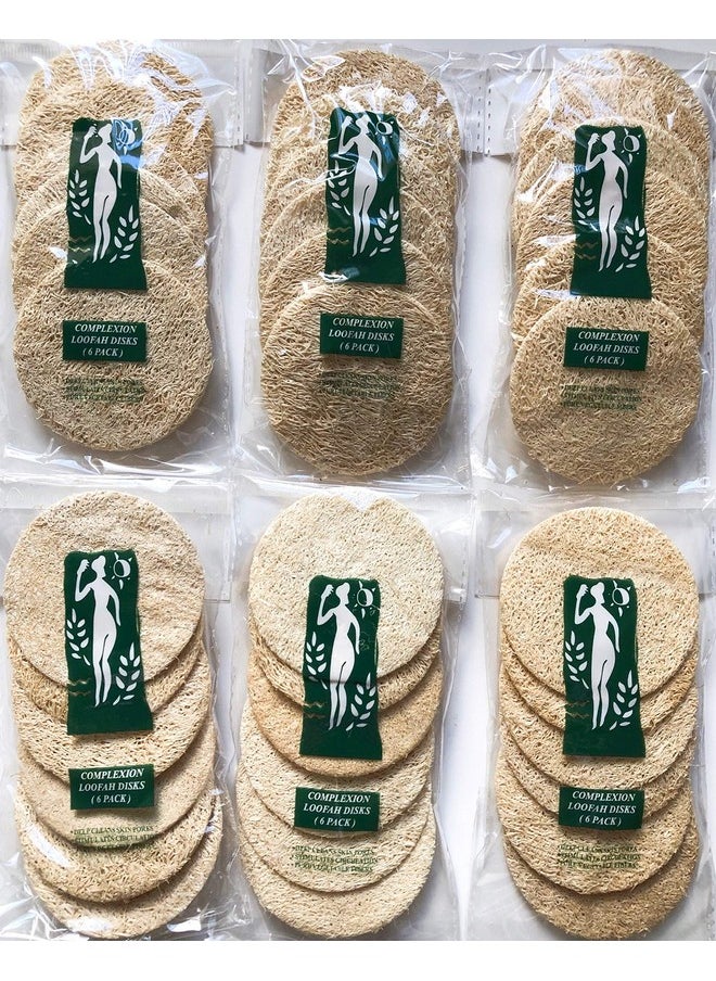 Nuonove 36 Loofah Loofa Facial Complexion Skin Discs Pads (Set Of 6 Bags, Each Bag Has 6 Disks)  - Image 3