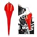 ZNDAW Oil Funnel MultiPurpose Plastic Long Neck Oil Funnel Automotive Use Funnels for Filling Oils Lubricants Water Diesel Kitchen Funnels for Filling Bottles Jars Red - Image 2