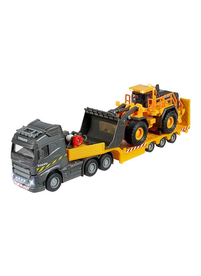 Majorette Volvo Fh-16 Truck + Wheel Loader L350H  - Image 1