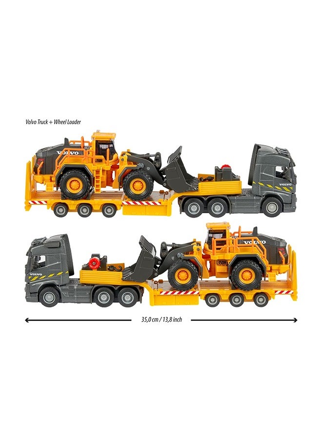 Majorette Volvo Fh-16 Truck + Wheel Loader L350H  - Image 4