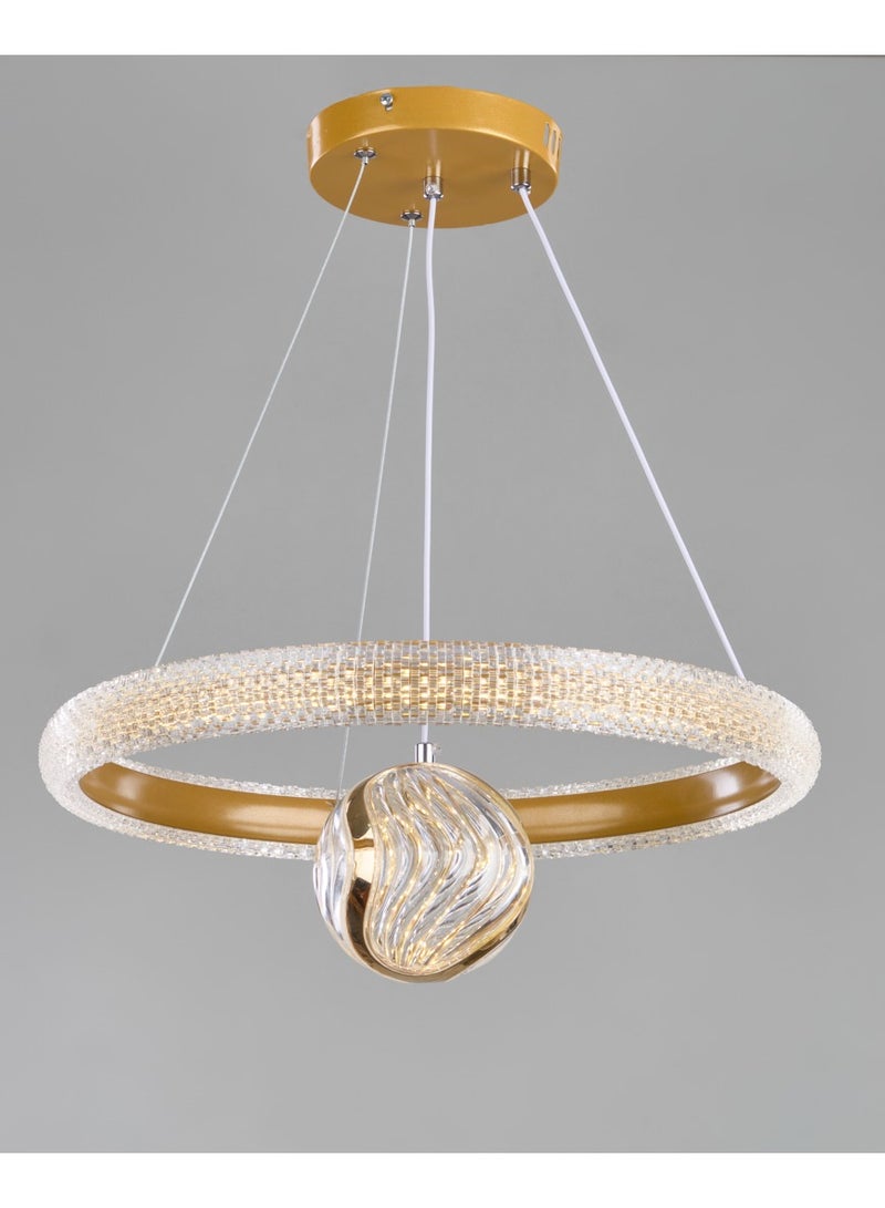 NAGAFA SHOP Champagne LED chandelier from Nagafa Shop LCCG7072 - Image 1