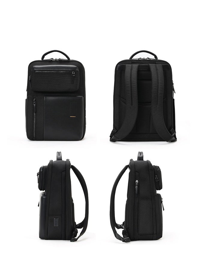 Mokobara - MOKOBARA The Overnighter Backpack 23L Premium Nylon 16" Unisex Multipurpose Laptop Backpack (Black) - Image 1