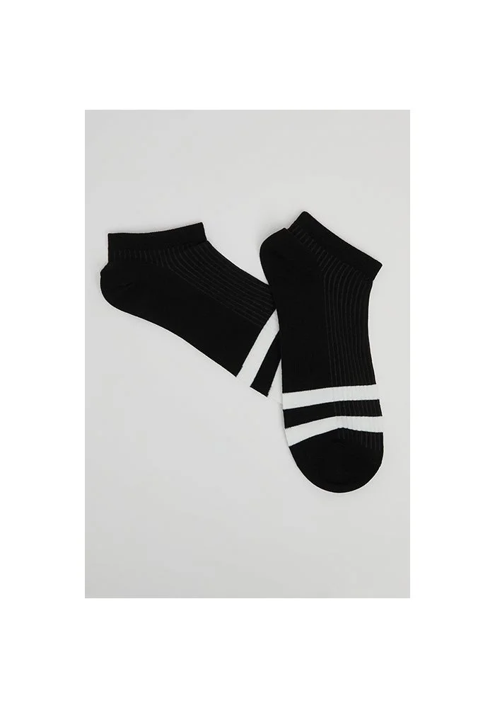 أر أند بي 3 Pack Striped Ankle Socks