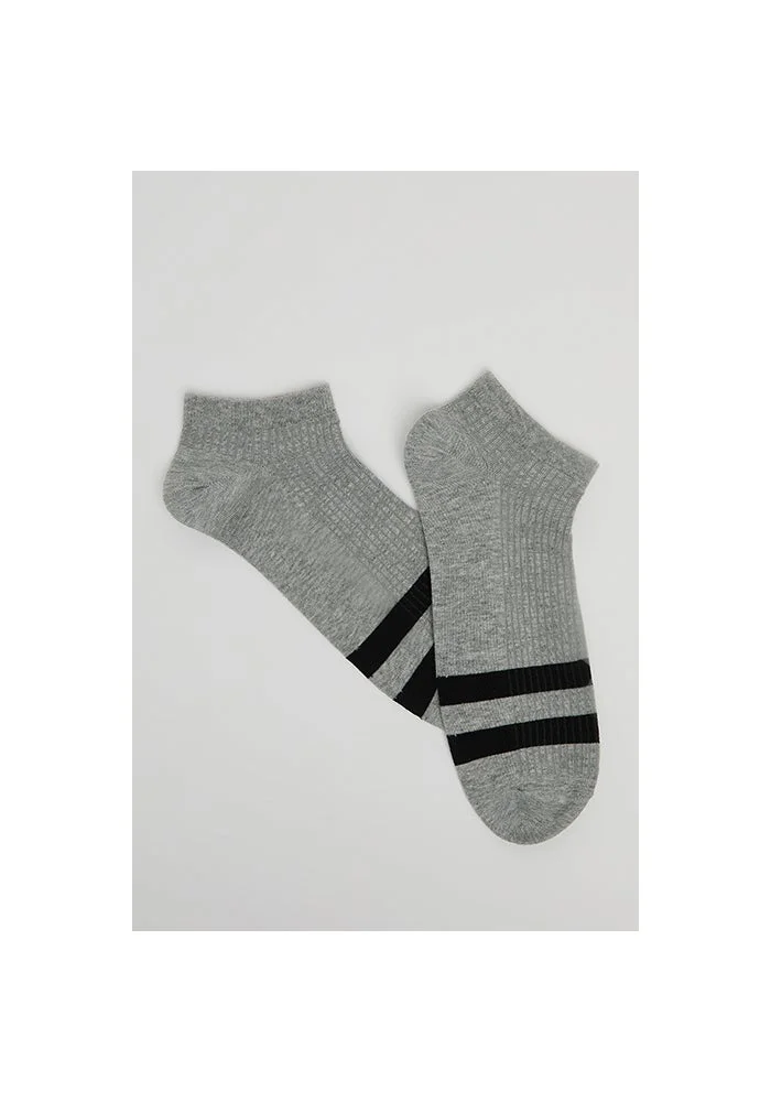 R&b  3 Pack Striped Ankle Socks for Men | Best Price UAE