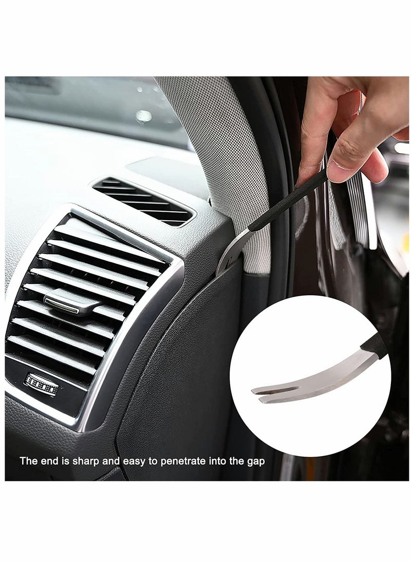 Automotive Metal Pry Tool, Trim Removal Tool, Panel Clip Removal Tool, for Door Panel, Radio, Audio, Navigation, Car Trim Removal Tool - Image 4