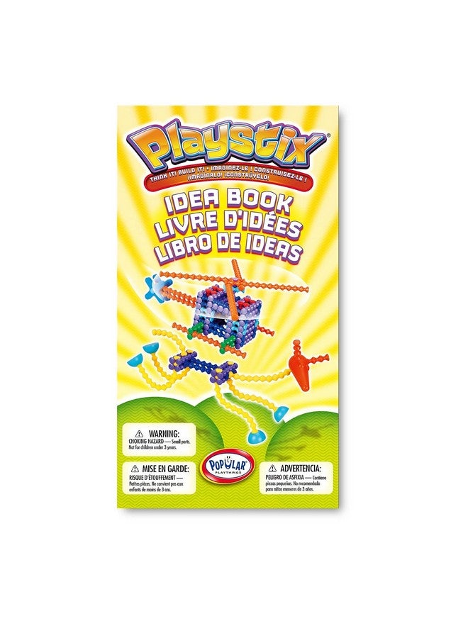 POPULAR PLAYTHINGS Playstix Super Set Construction Toy Building Blocks 400 Piece STEM Kit (90004) - Image 2