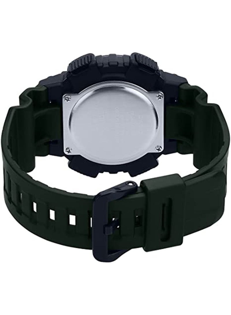 CASIO Men's Water Resistant Analog/Digital Watch AEQ-110W-3AVDF - Image 2