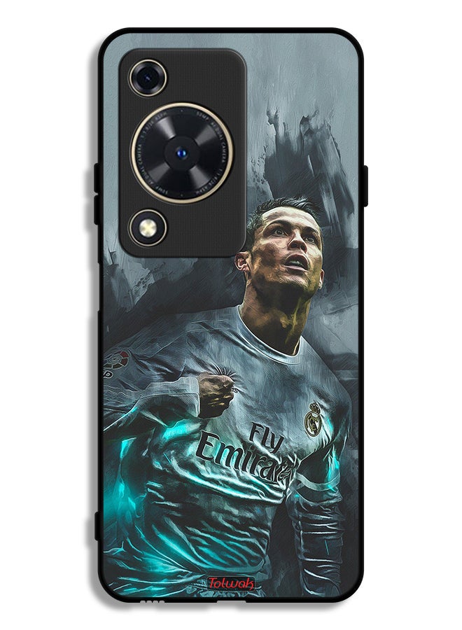 Tolwak Huawei Nova Y72S Protective Case Cover Cristiano Ronaldo Art