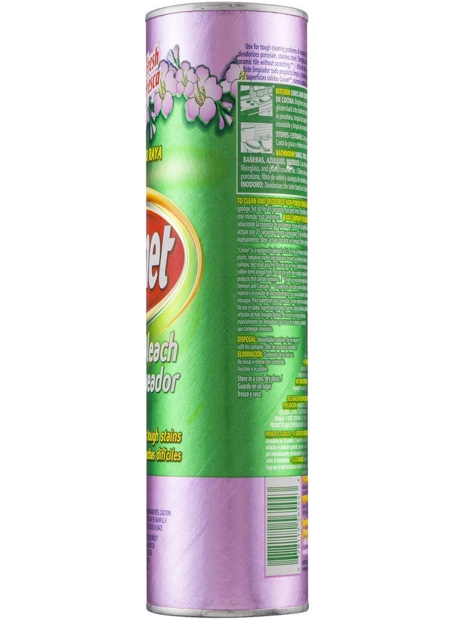 Comet Cleaner with Bleach Powder, Lavender Fresh, 21-Ounces, Scratch-Free, 2-Pack - Image 2