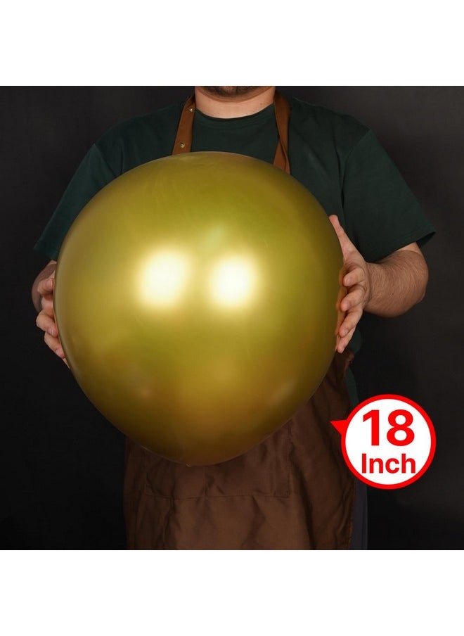 PartyWoo Metallic Gold Balloons, 20 Pcs 18 Inch Gold Metallic Balloons, Chrome Gold Balloons For Balloon Garland Or Arch As Party Decorations, Birthday Decorations, Baby Shower Decorations, Gold-G101  - Image 2