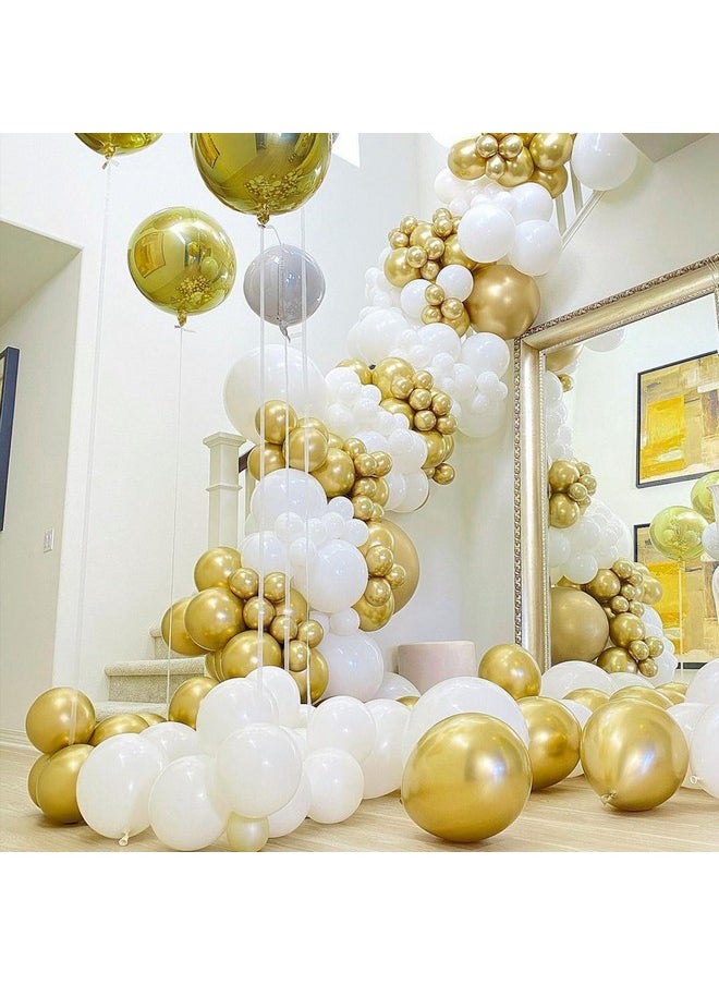 PartyWoo Metallic Gold Balloons, 20 Pcs 18 Inch Gold Metallic Balloons, Chrome Gold Balloons For Balloon Garland Or Arch As Party Decorations, Birthday Decorations, Baby Shower Decorations, Gold-G101  - Image 3