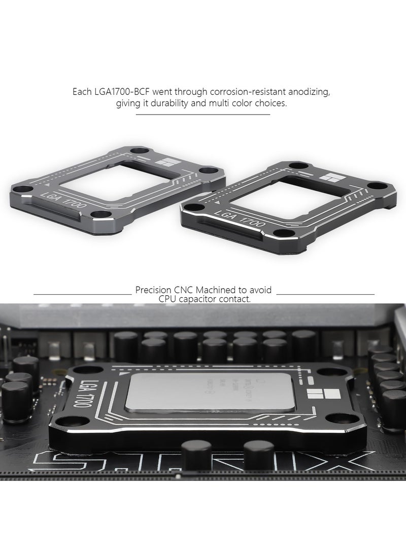 Thermalright Thermalright Intel 13/14th Generation LGA1700 Anti-Bending Buckle,Curved Pressure Plate,CPU Fixing Buckle,CPU Stress Bending Correction Fixer, Fully Fitted and Fixed Without Trace Installation (Black)  - Image 4