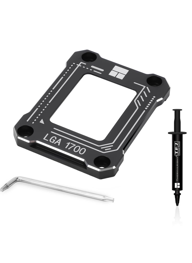 Thermalright Thermalright Intel 13/14th Generation LGA1700 Anti-Bending Buckle,Curved Pressure Plate,CPU Fixing Buckle,CPU Stress Bending Correction Fixer, Fully Fitted and Fixed Without Trace Installation (Black)  - Image 1