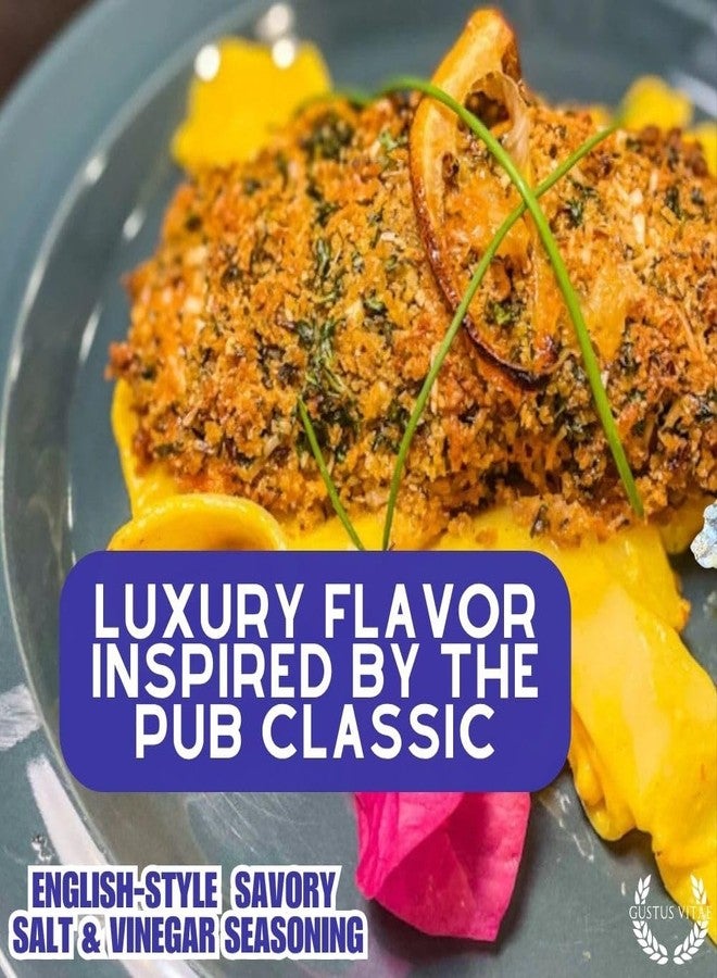 GUSTUS VITAE English-Style Savory Salt & Vinegar Seasoning | Gourmet Spice Mix | All Natural, Non GMO | Hand Made, Small Batch Spice Blend | Made in USA | Artisanal Seasoning | GLP-1 Friendly | No MSG, Artificial Ingredients, Additives, Colors, or Flavors | Magnetic Tin | Ultra Premium | Gustus Vitae - Image 4