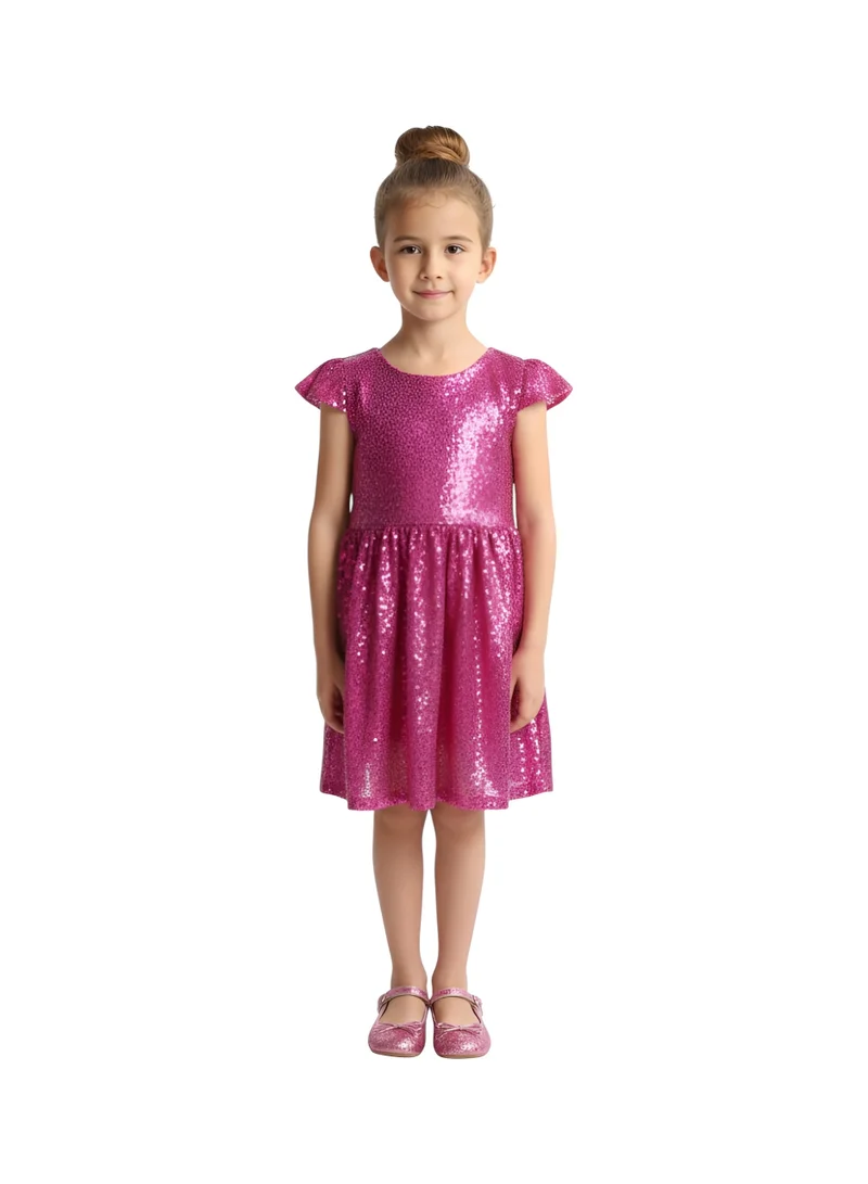 بيداني Pink Sparkle Fun Dress