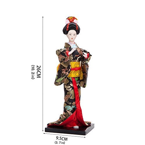 THY COLLECTIBLES 9" Japanese Geisha Oriental Doll DOL9001-9 - Image 5