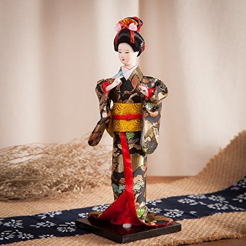 THY COLLECTIBLES 9" Japanese Geisha Oriental Doll DOL9001-9 - Image 3