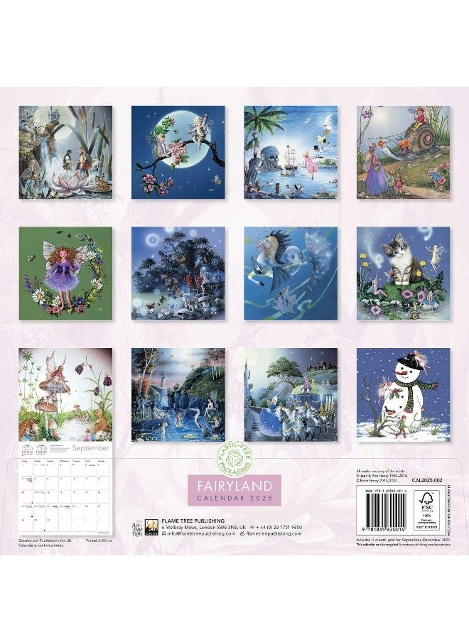 null - Fairyland by Jean & Ron Henry Wall Calendar 2025 ( - Image 1