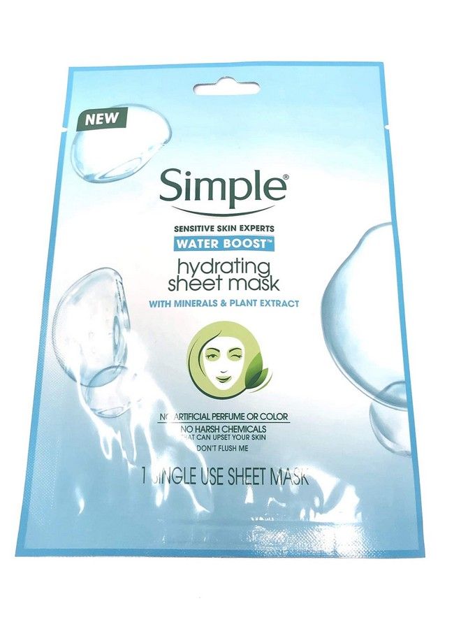 simple Water Boost Hydrating Sheet Mask 1 Mask (Bundle Of 2) - Image 3
