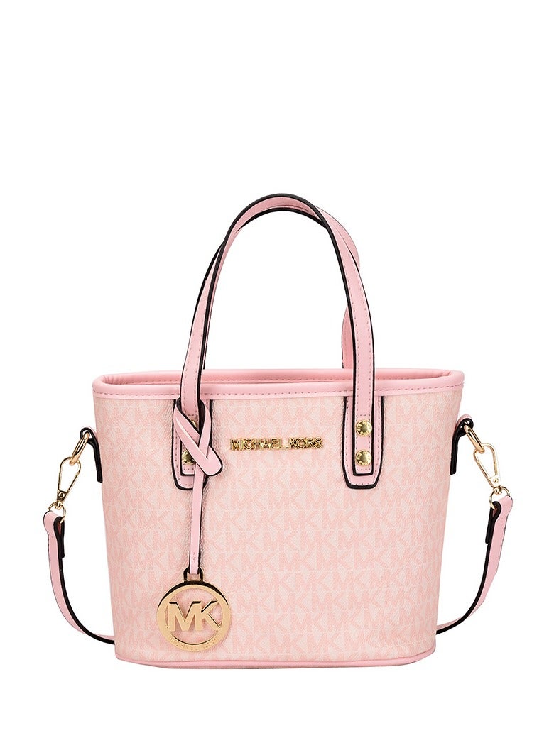 MK Jet Set Travel Extra Small Convertible Tote In Signature Pink - Image 1