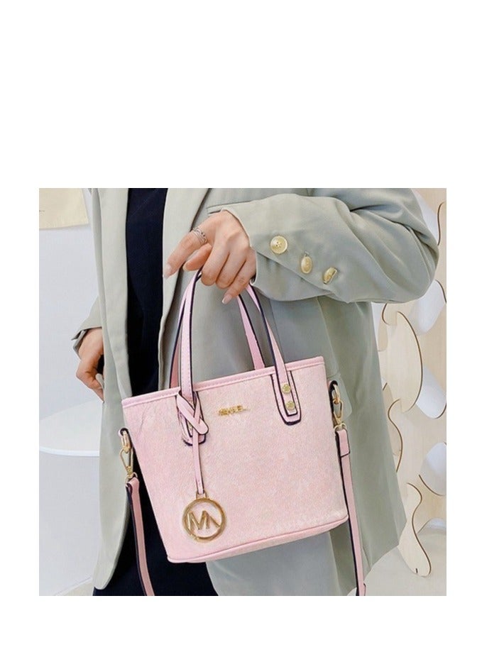 MK Jet Set Travel Extra Small Convertible Tote In Signature Pink - Image 2