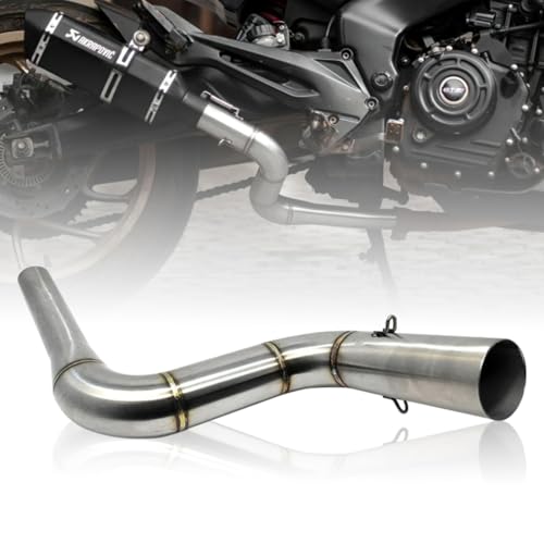 OBEROI'S TRADERS OBEROI’S TRADERS Stainless Steel Slip-on Exhaust Bend Pipe For Pulsar NS 200 | RS 200 | AS 200 | NS 160 | Dominar 250/400 - Image 1