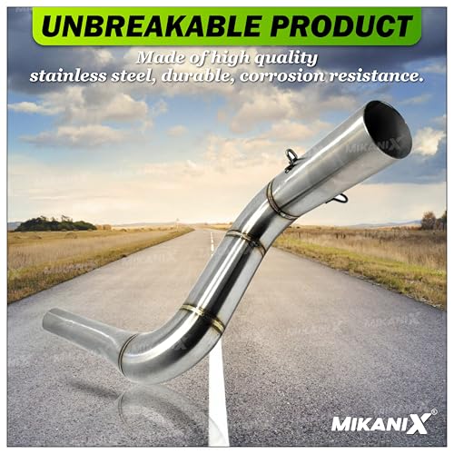 OBEROI'S TRADERS OBEROI’S TRADERS Stainless Steel Slip-on Exhaust Bend Pipe For Pulsar NS 200 | RS 200 | AS 200 | NS 160 | Dominar 250/400 - Image 5