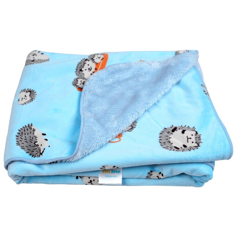 1ST STEP Printed Fleece Blanket (Porcupine) - Image 3