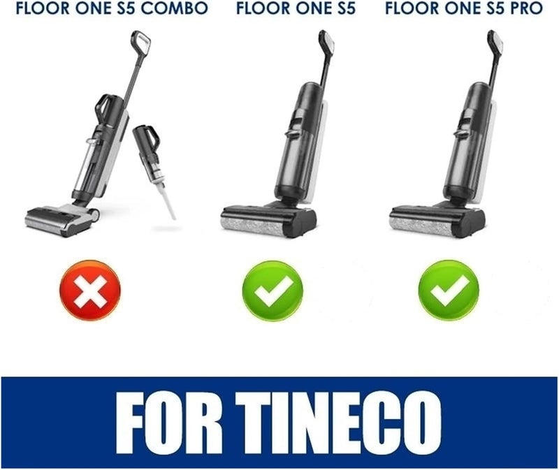 440934 خزان مياه نظيف (CWT)/قذر (DWT) متوافق مع Tineco Floor ONE S5/S5 PRO 2 الذكية ملحقات المكانس الكهربائية الرطبة/الجافة خزان استبدال - Image 2