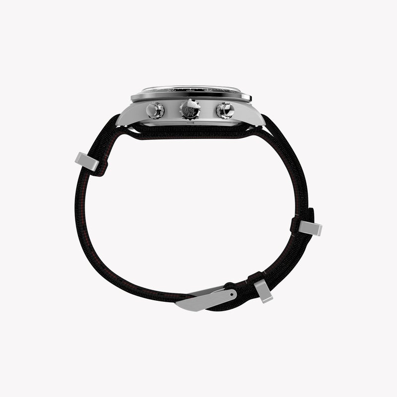 TIMEX Waterbury Heritage Chrono SST Black Dial Fabric Strap TW2Y38900 | Men's Sports Watch - Image 2