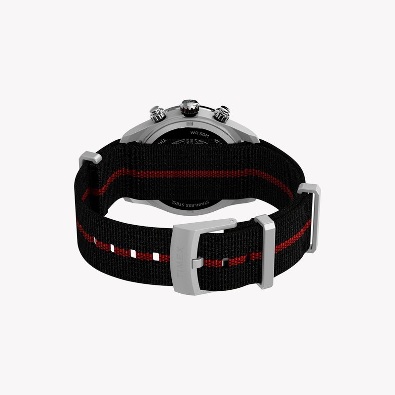 TIMEX Waterbury Heritage Chrono SST Black Dial Fabric Strap TW2Y38900 | Men's Sports Watch - Image 5
