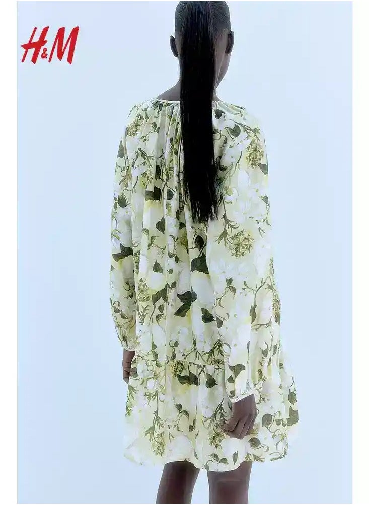H and M - HM Women's New Loose Lightweight Comfortable And Fashionable Dress - Image 1
