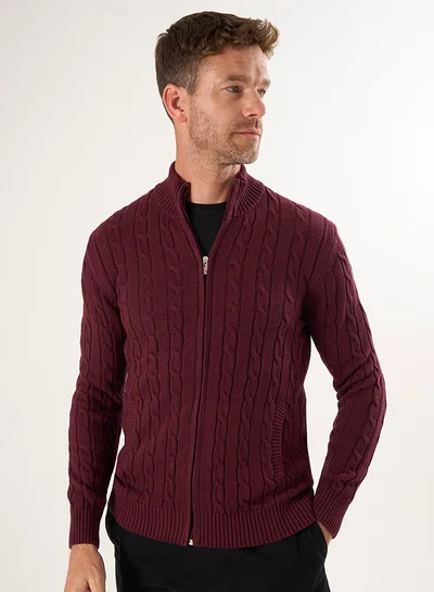 FELIX HARDY Cable Knit Cardigan