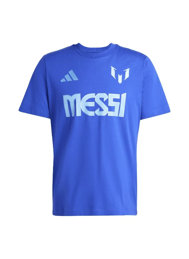 Adidas adidas messi name&number men graphic t-shirt