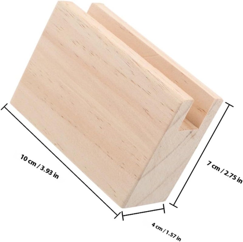Wooden Bed Risers and Table Leg Risers 10Cm Length with 2Pcs Furniture Lift Supports for Couch, Desk, and Chair Legs in Home and Dormitory Use - Image 2