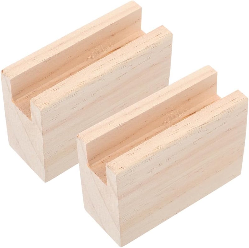 Wooden Bed Risers and Table Leg Risers 10Cm Length with 2Pcs Furniture Lift Supports for Couch, Desk, and Chair Legs in Home and Dormitory Use - Image 1