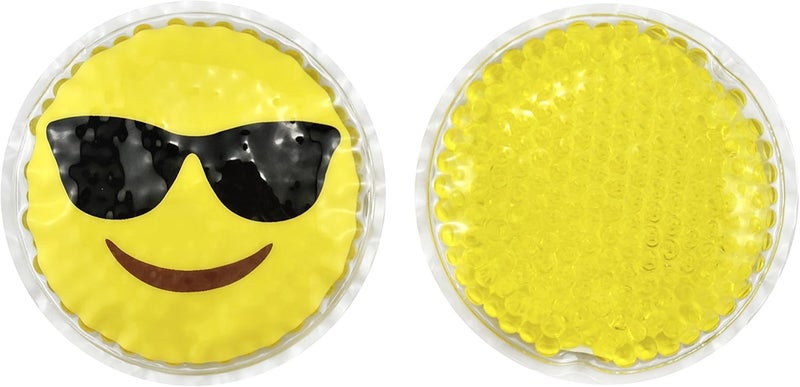 FOMI Hot Cold Kids Emoji Boo Boo Ice Packs 4 Pack by FOMI Care  Fun Childrens Gel Bead Wrap  Pain Relief for Kids Injuries Wisdom Teeth Tired Eyes Headaches  Reusable  4 Inches Each - Image 5