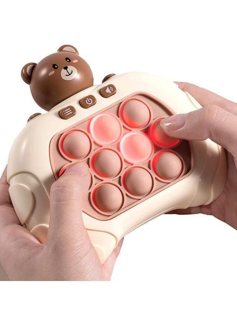 S SGTT PRO SGT-Pop Push It Game Controller | Quick Pop Bubble Puzzle Game | Sensory Toy for Kids and Adults | Light-Up Electronic Fidget Fun | Great Gifts for All Ages (A)