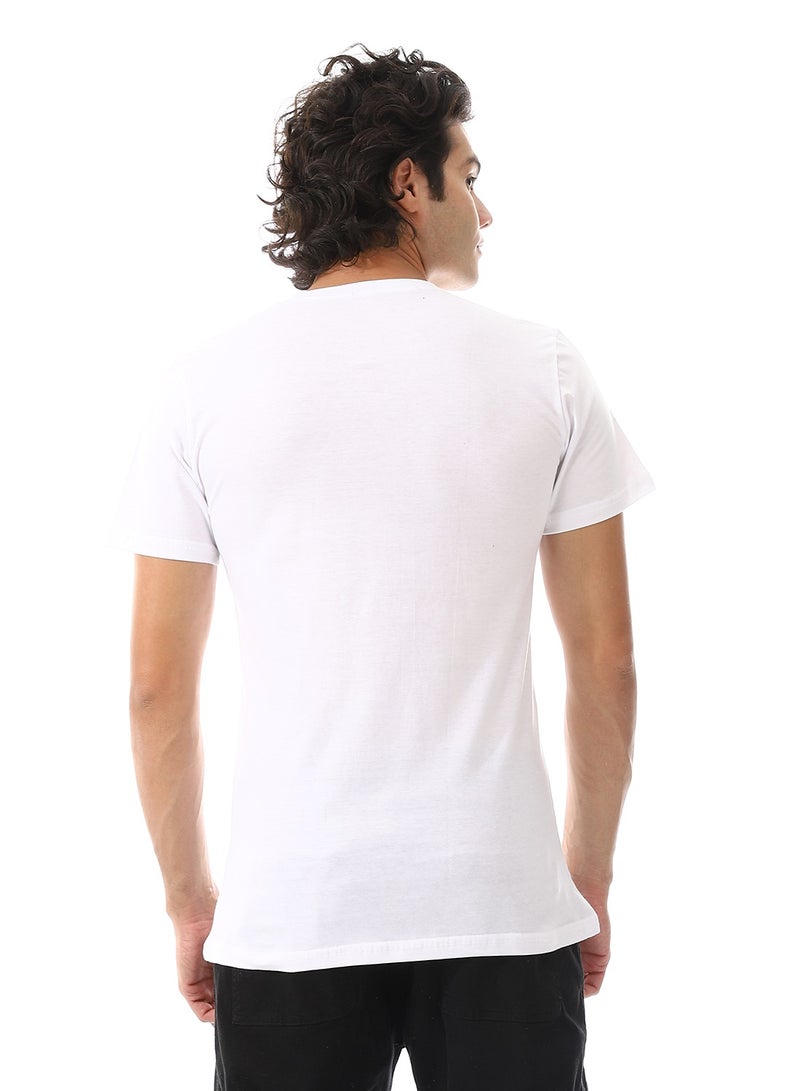 Caesar تي شيرت رجالي سادة بأكمام نصفية ورقبة دائرية - Image 3