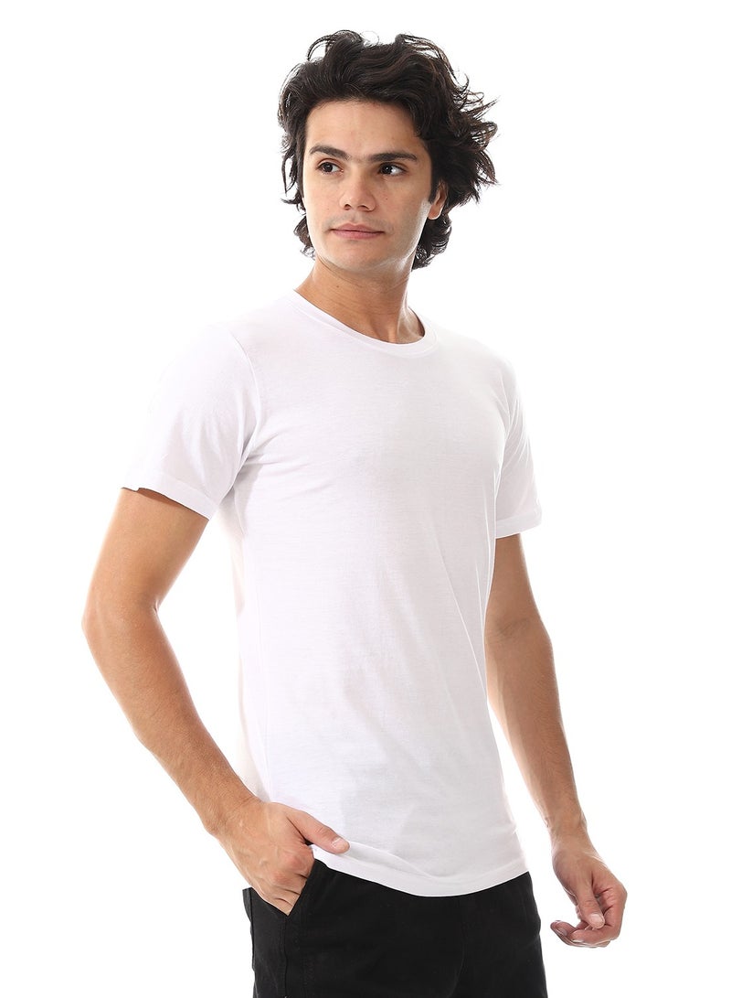 Caesar تي شيرت رجالي سادة بأكمام نصفية ورقبة دائرية - Image 2