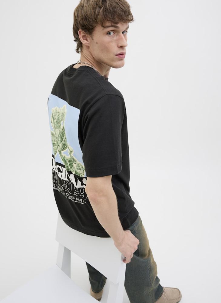 JACK & JONES Jortavira Pop Crew Neck T-Shirt  - Image 3