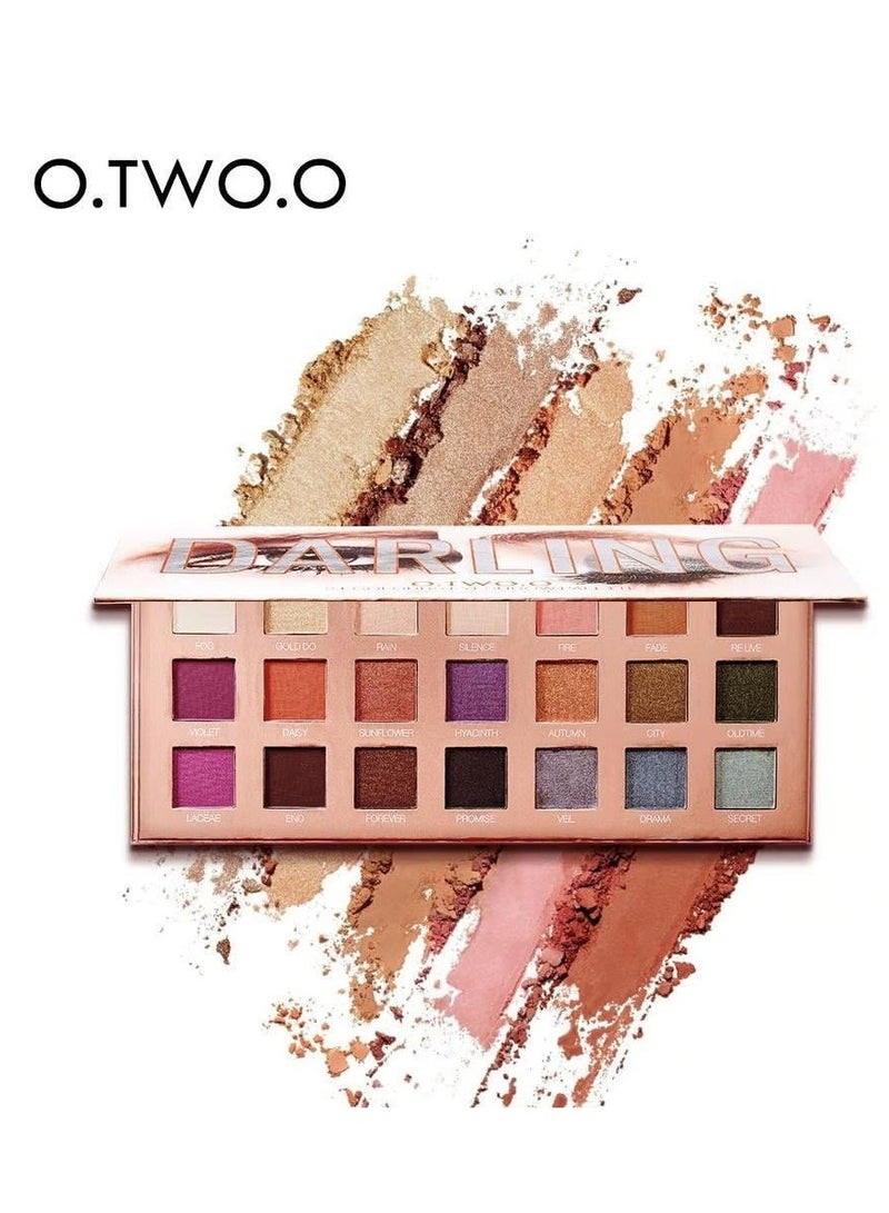 O.TWO.O Darling Eyeshadow Palette 21 Colors Multicolor - Image 2