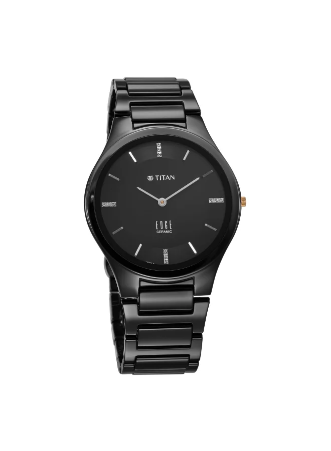 تيتان Men's Ceramic Analog Watch 1696NC12 - 47 mm