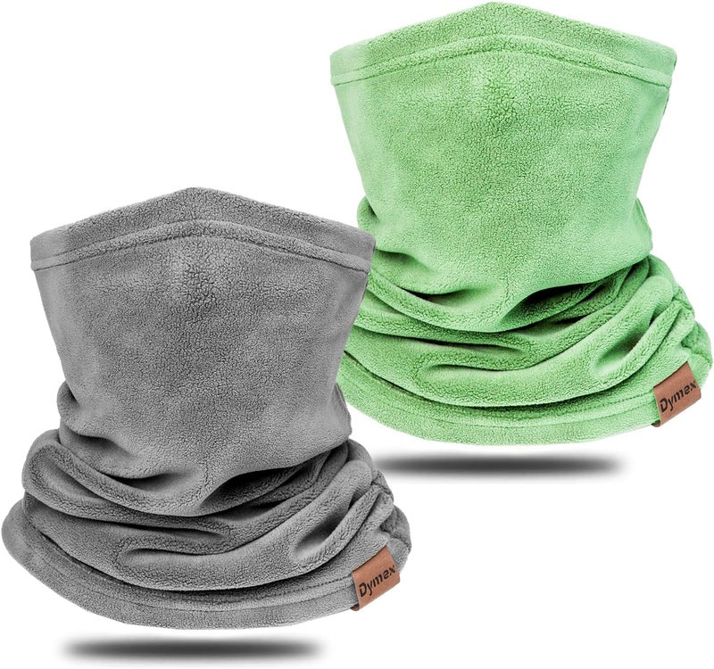Dymex Neck Warmer Winter Neck Gaiter Face Mask Balaclavas for Women Men, Soft Fleece Face Cover Mask for Skiing Motorcycle-2 Pack - Image 1