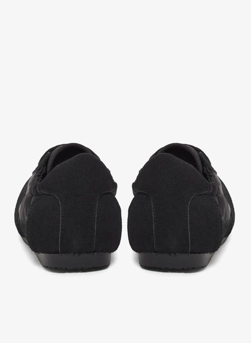 Styli Women Black Elastic Slip On Shoes - Image 4