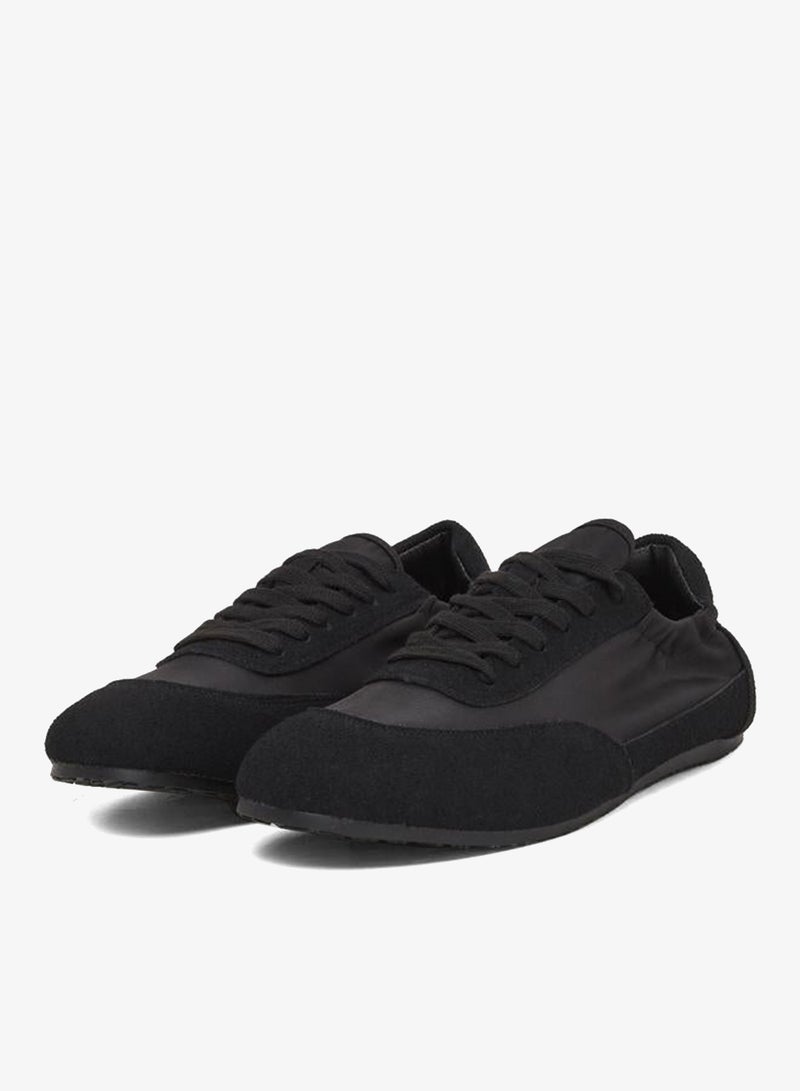 Styli Women Black Elastic Slip On Shoes - Image 2