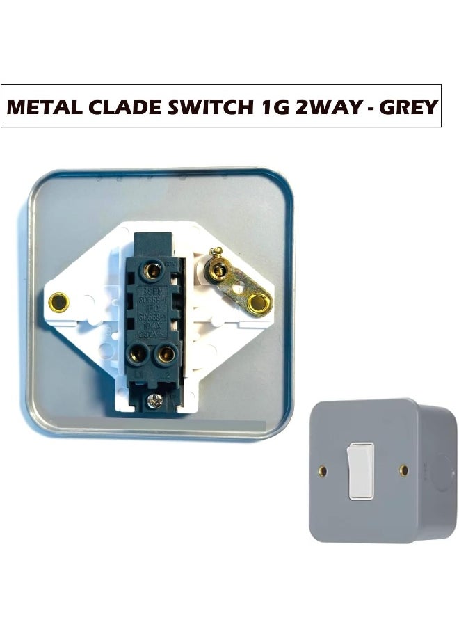 melfi Melfi Metal Clade Electrical Wall Switch  - Image 2