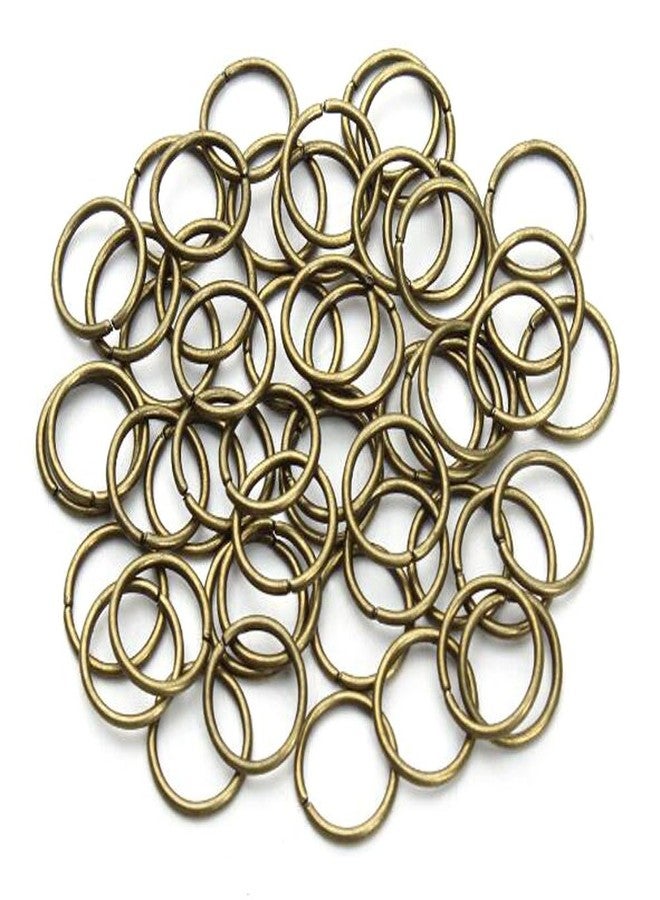 Nicedmm 1450 Pcs Bronze Open Circle Jump Rings - 1 Box 3mm 4mm 5mm 6mm 7mm 8mm 10mm Metal Monocyclic Manual Connection Ring for DIY Handicraft Accessories - Image 2