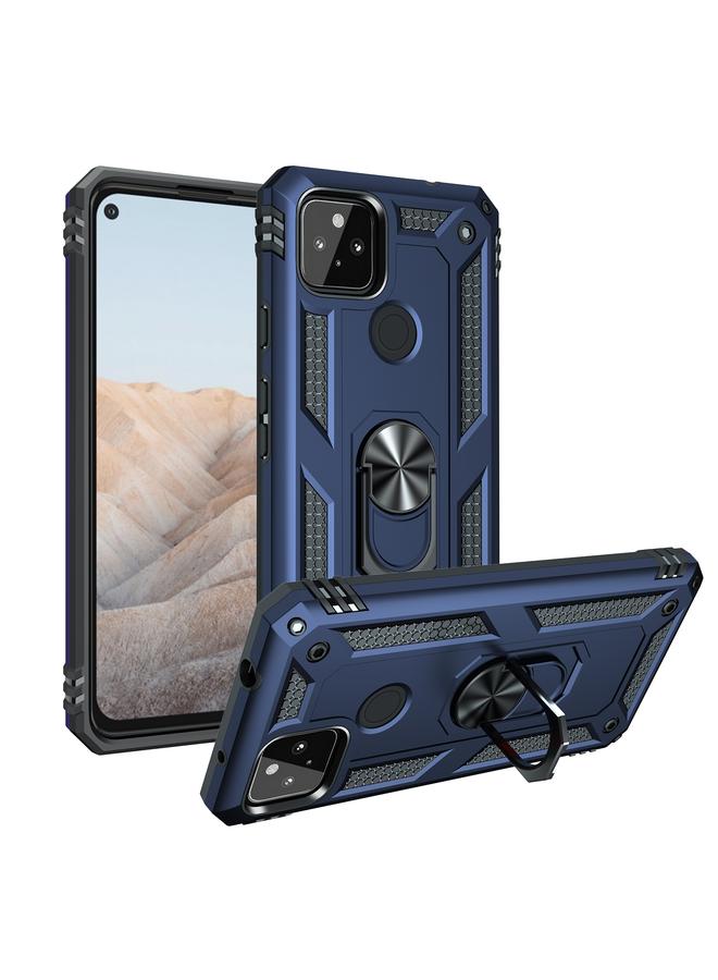 اس-توب جراب لهاتف Google Pixel 5a 5G مصنوع من مادة TPU + PC المقاومة للصدمات مع حامل دوار 360 درجة - Image 1