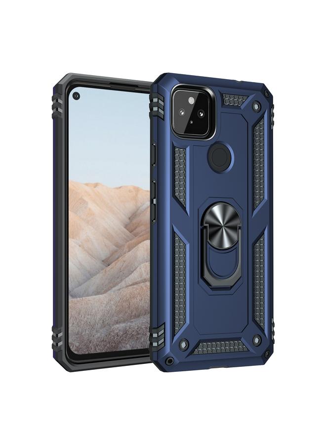 اس-توب جراب لهاتف Google Pixel 5a 5G مصنوع من مادة TPU + PC المقاومة للصدمات مع حامل دوار 360 درجة - Image 2